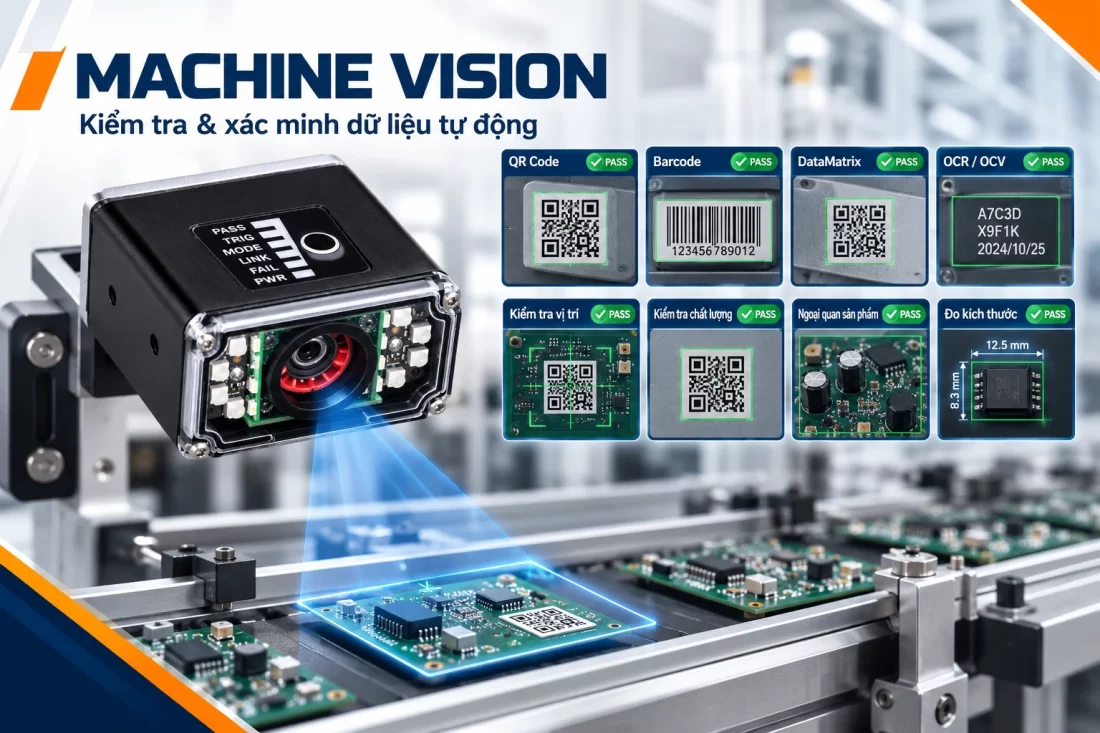 Kiểm tra và xác minh dữ liệu bằng Machine Vision