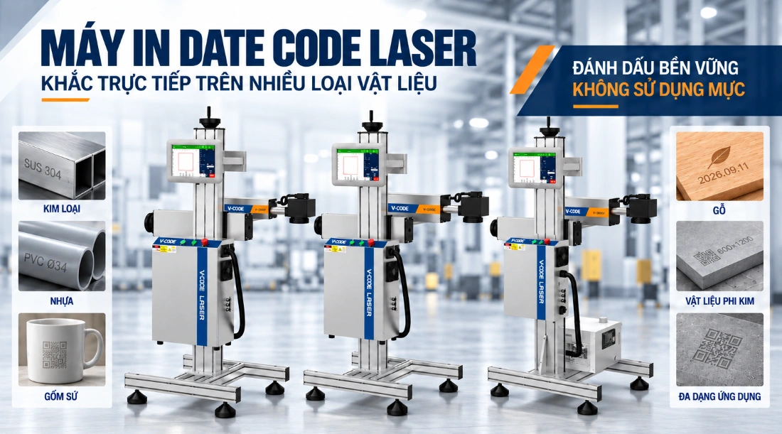 Giải pháp in date code và truy xuất nguồn gốc vật liệu xây dựng