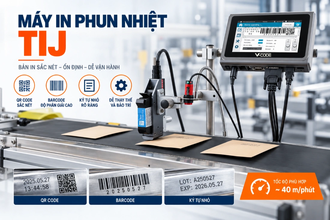 Giải pháp in date code và truy xuất nguồn gốc trong dây chuyền sản xuất ống thép