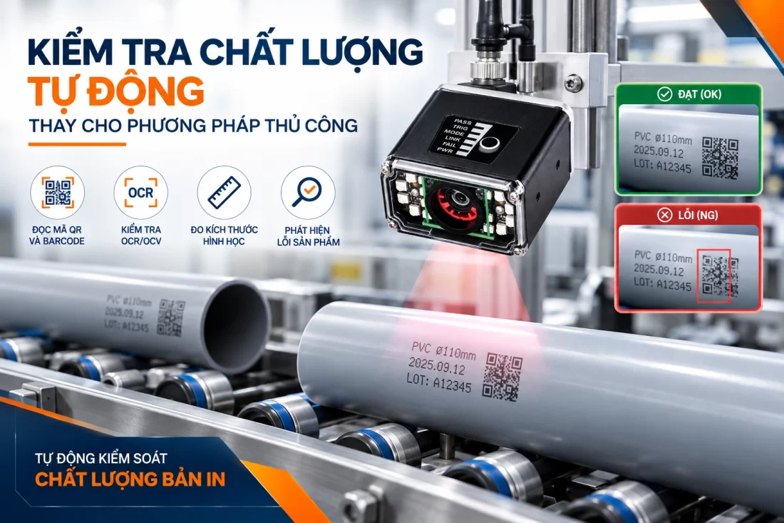 Kiểm tra chất lượng tự động thay cho phương pháp thủ công