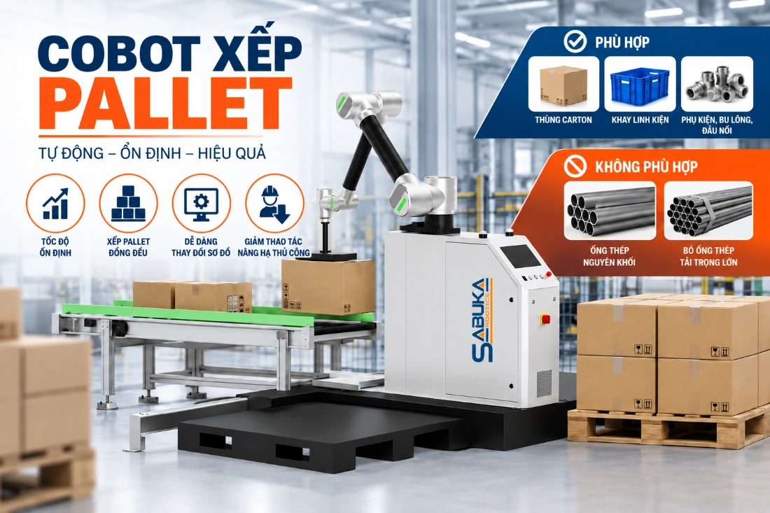 Giải pháp đóng gói và tự động hóa cuối dây chuyền sản xuất ống thép