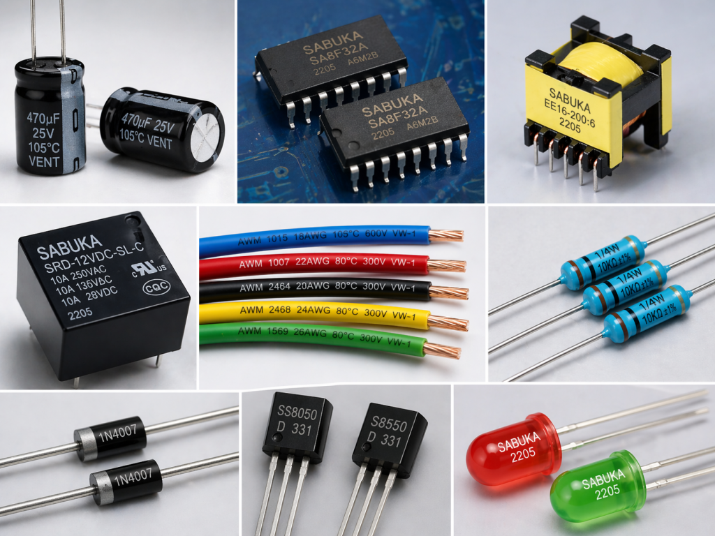 Electronic components are typically small in size and complex in structure, requiring detailed product marking such as technical specifications and other critical information.