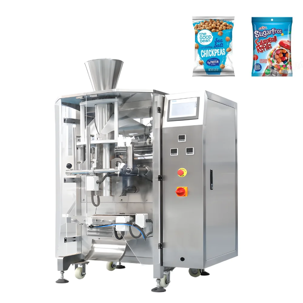 Máy đóng gói bim bim được ứng dụng rộng rãi trong các nhà máy sản xuất, xưởng thực phẩm chế biến sẵn,...