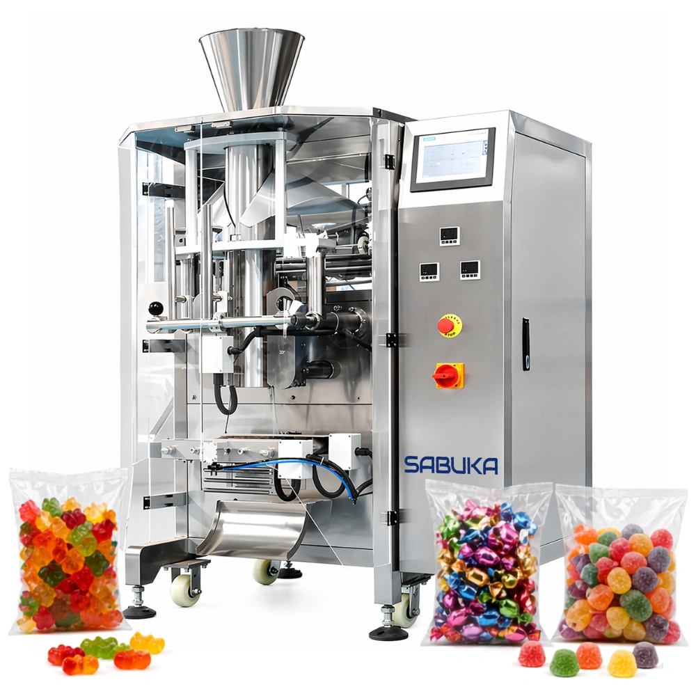 Máy đóng gói kẹo hỗ trợ các chất liệu màng phổ biến trên thị trường, bao gồm: PP, PE, PVC, PS