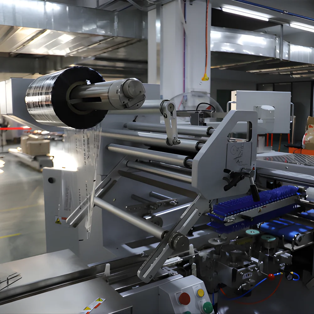 Máy đóng gói bánh bao nằm ngang tự động chất lượng cao