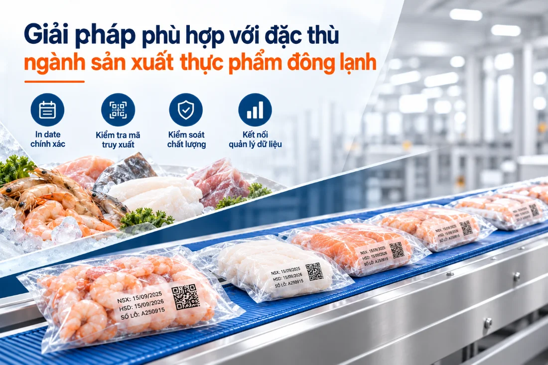 Giải pháp phù hợp với đặc thù ngành sản xuất thực phẩm đông lạnh