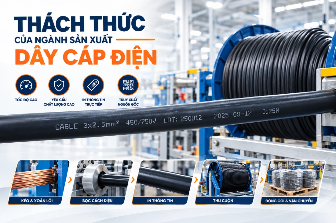 Thách thức của ngành sản xuất dây cáp điện