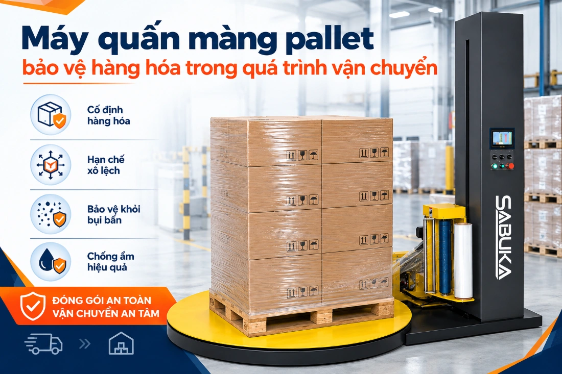 Giải pháp tự động hóa đóng gói cuối dây chuyền sản xuất dây cáp điện