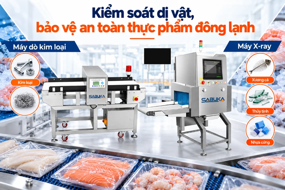 Giải pháp dây chuyền đóng gói sản xuất thực phẩm đông lạnh