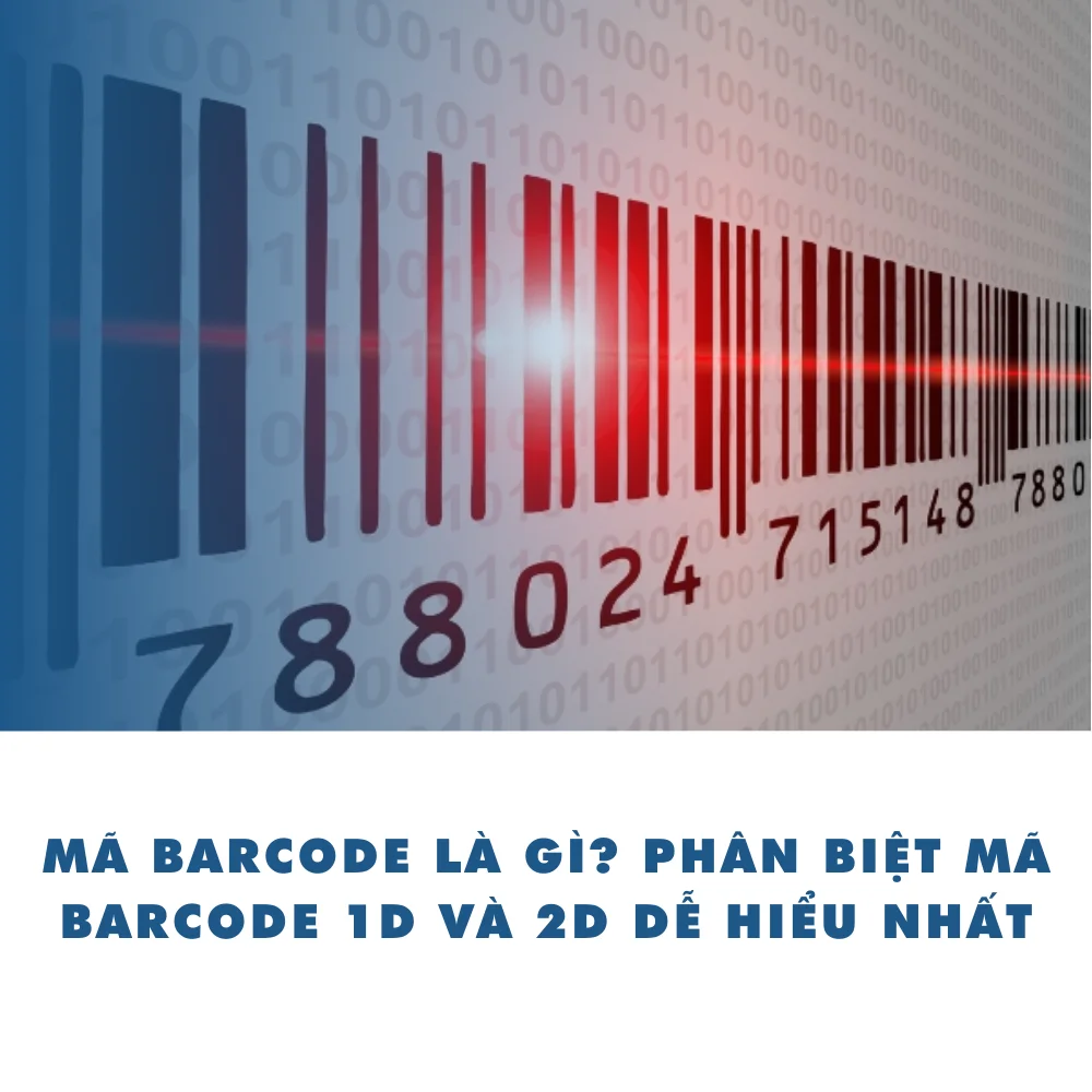 Mã barcode là gì? Phân biệt mã barcode 1D và 2D dễ hiểu nhất