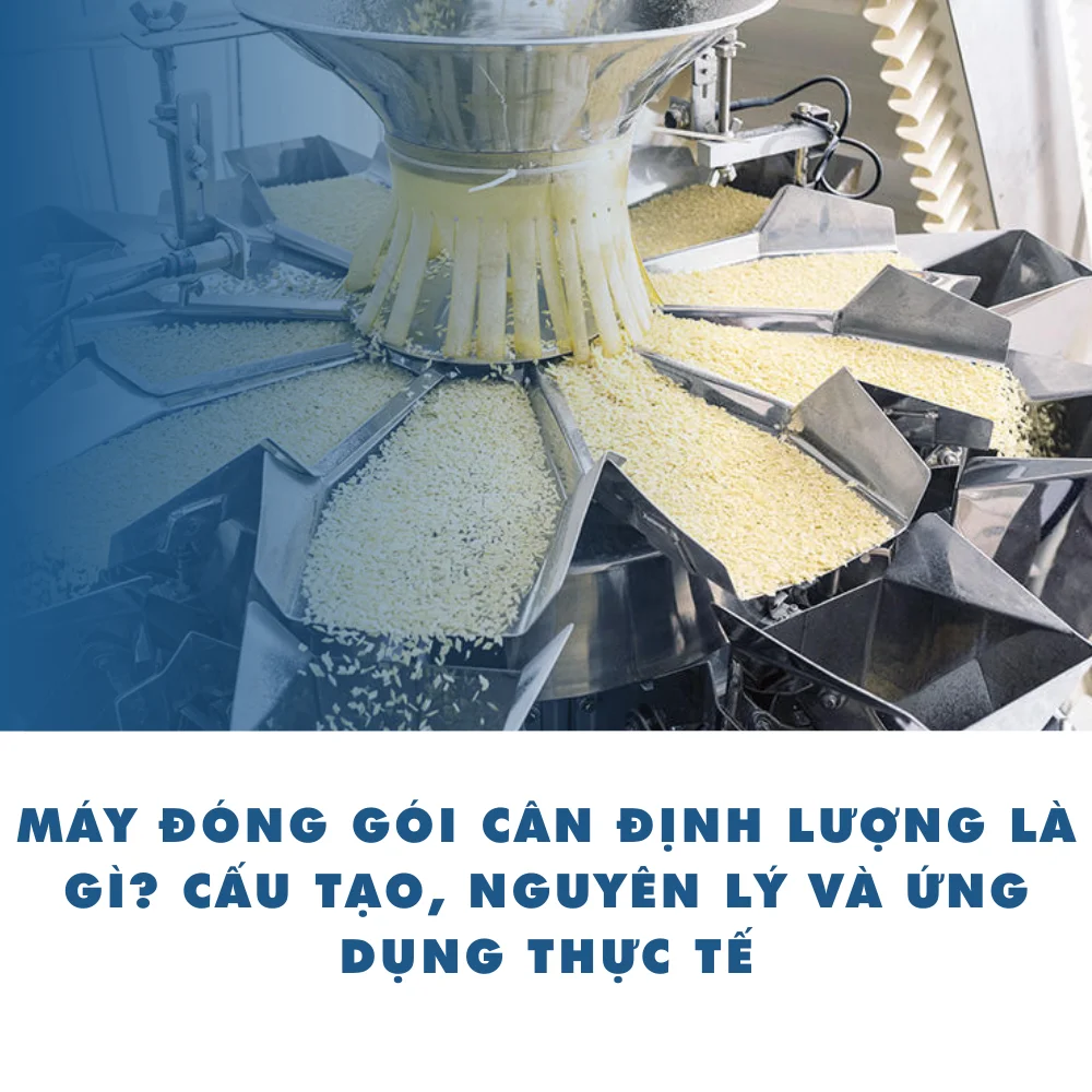 Máy đóng gói cân định lượng là gì? Cấu tạo, nguyên lý, ứng dụng
