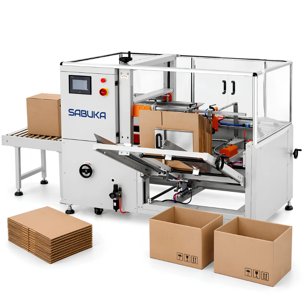 Máy dựng thùng carton tự động chính hãng giá ưu đãi