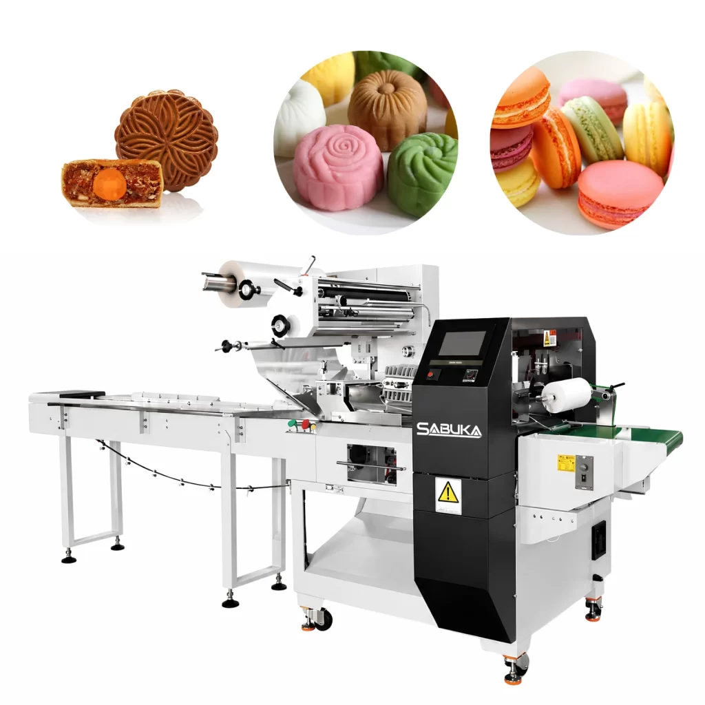 Máy đóng gói bánh trung thu kín đều đạt chuẩn chất lượng