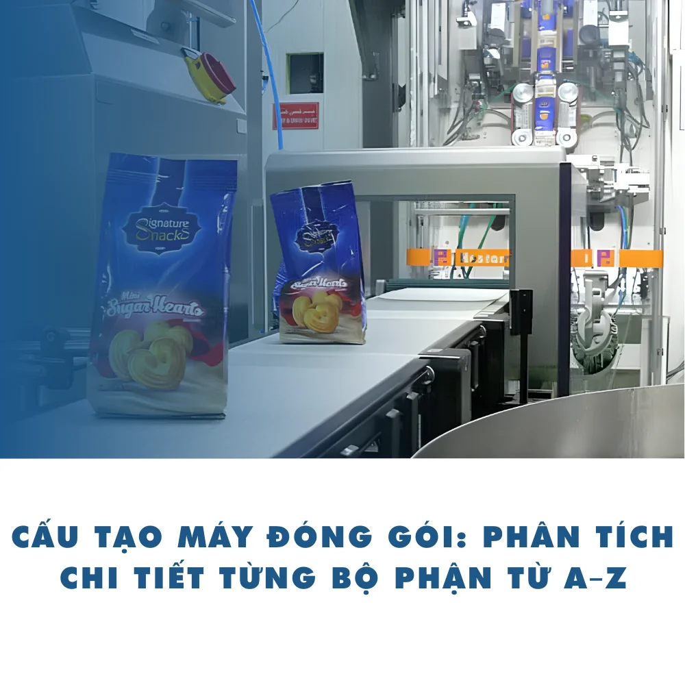 Cấu tạo máy đóng gói: Phân tích chi tiết từng bộ phận từ A–Z