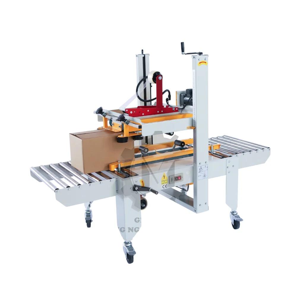 Máy dán thùng bán tự động – phù hợp xưởng nhỏ, sản lượng vừa