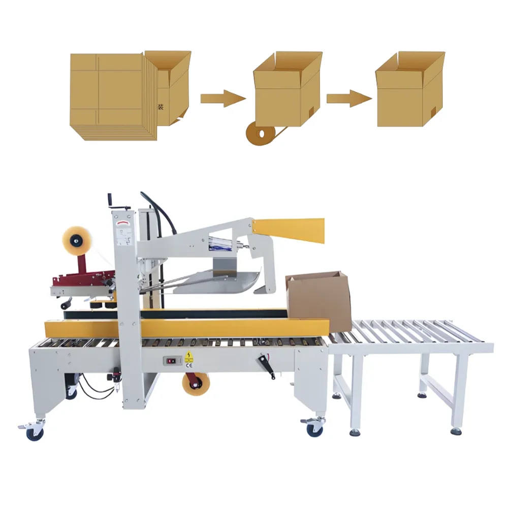 Máy dán thùng carton có búa gập tự động chính hãng giá tốt