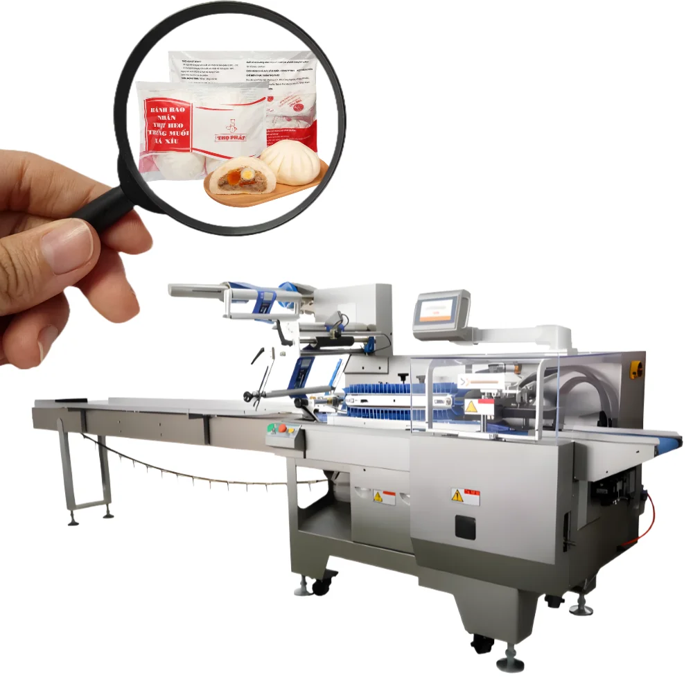 Máy đóng gói bánh bao phù hợp với các cơ sở sản xuất vừa và lớn, doanh nghiệp kinh doanh thực phẩm đông lạnh