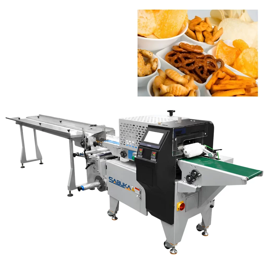 Máy đóng gói bánh nằm ngang tự động hiện đại giá tốt HCM