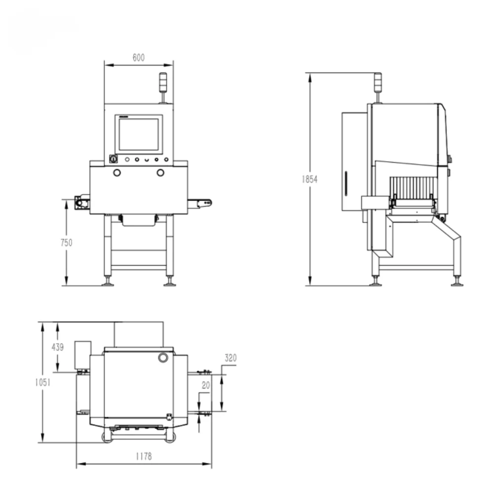 Máy X ray dò tạp chất đạt chuẩn chính xác cao giá tốt