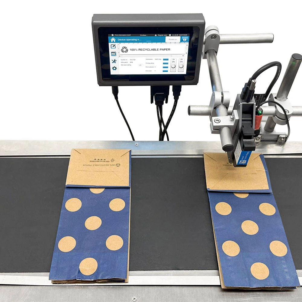 Máy in phun nhiệt TIJ có thể in từ 1-4 dòng