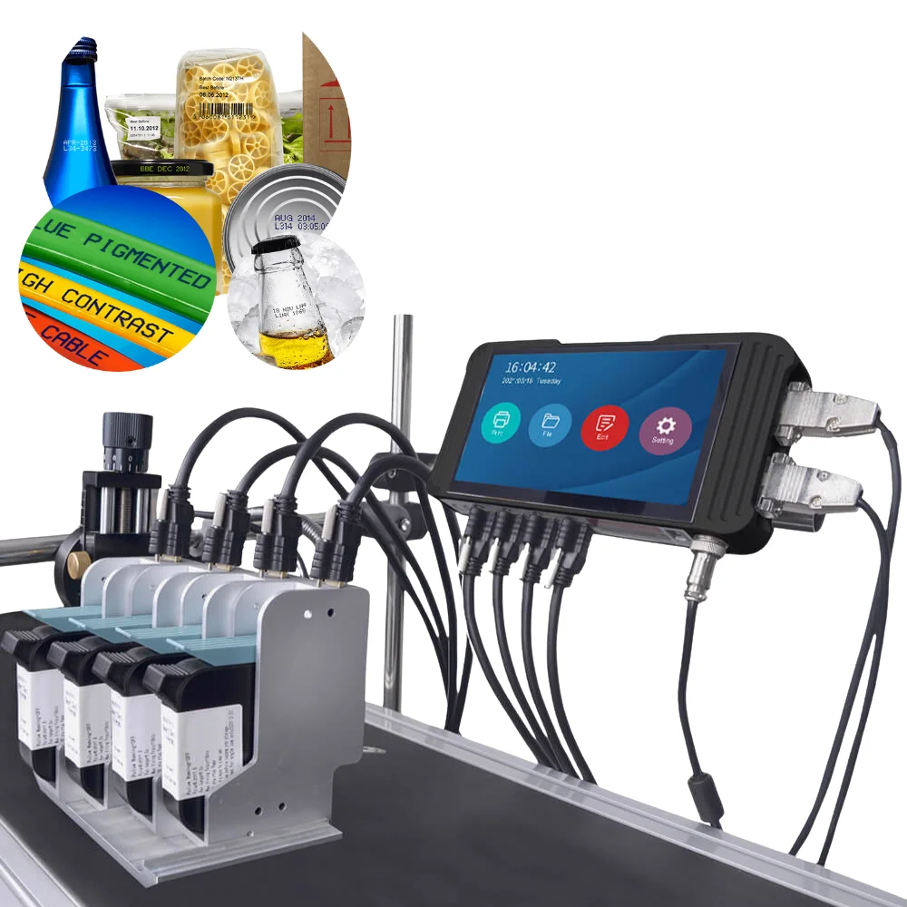 Máy in phun nhiệt (TIJ) có lợi thế về độ phân giải, phù hợp in nhiều dòng, in QR code, mã vạch