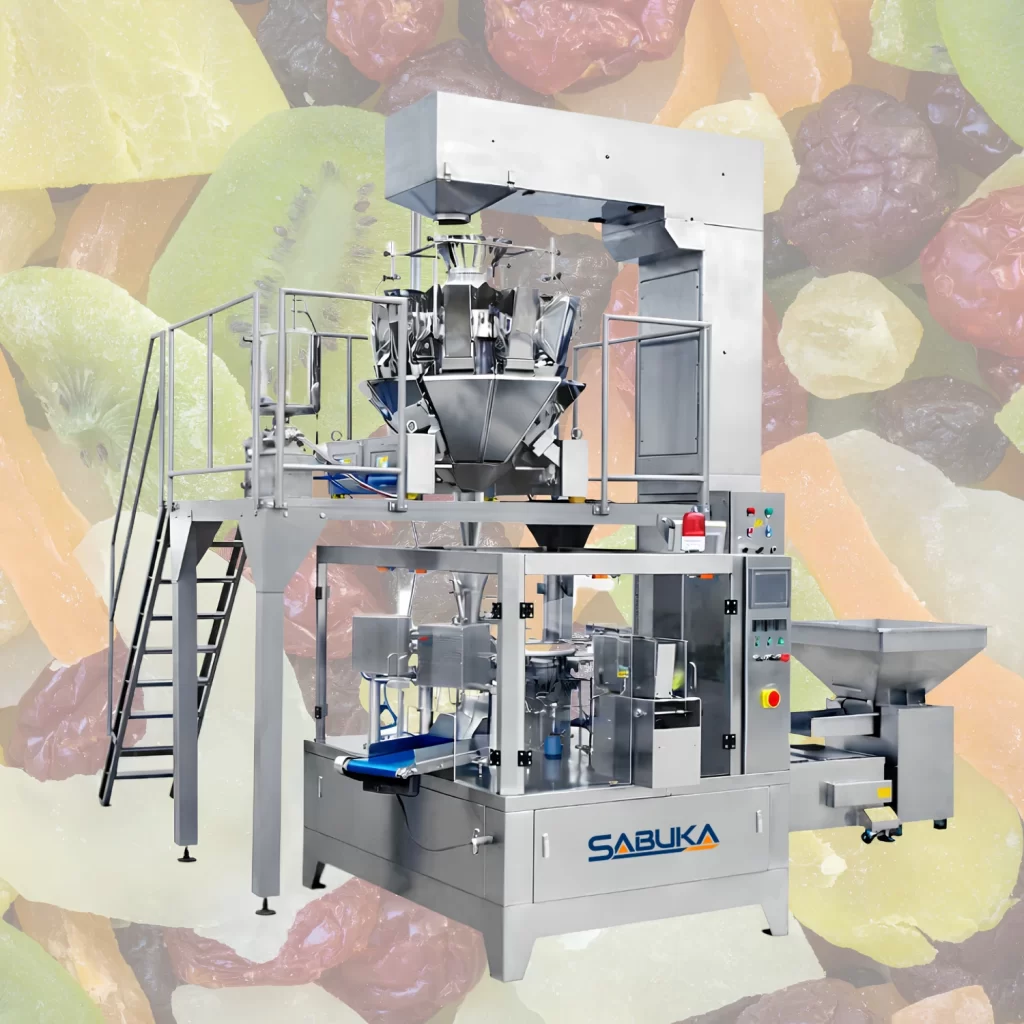 Hệ thống cân định lượng đóng gói trái cây sấy đạt chuẩn HCM