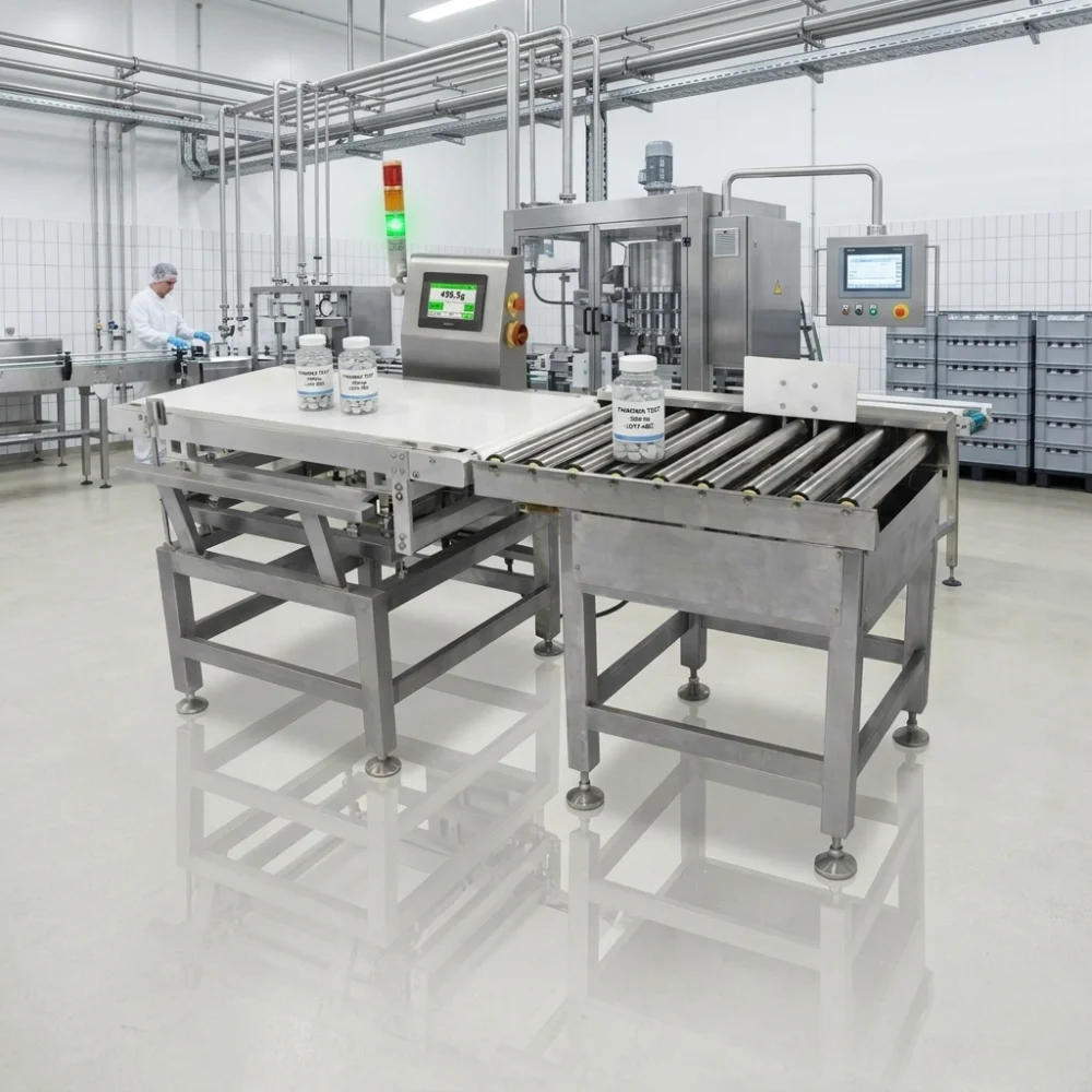 cân băng tải kiểm tra trọng lượng giúp doanh nghiệp tối ưu hiệu suất sản xuất và đáp ứng nhu cầu sản xuất lớn