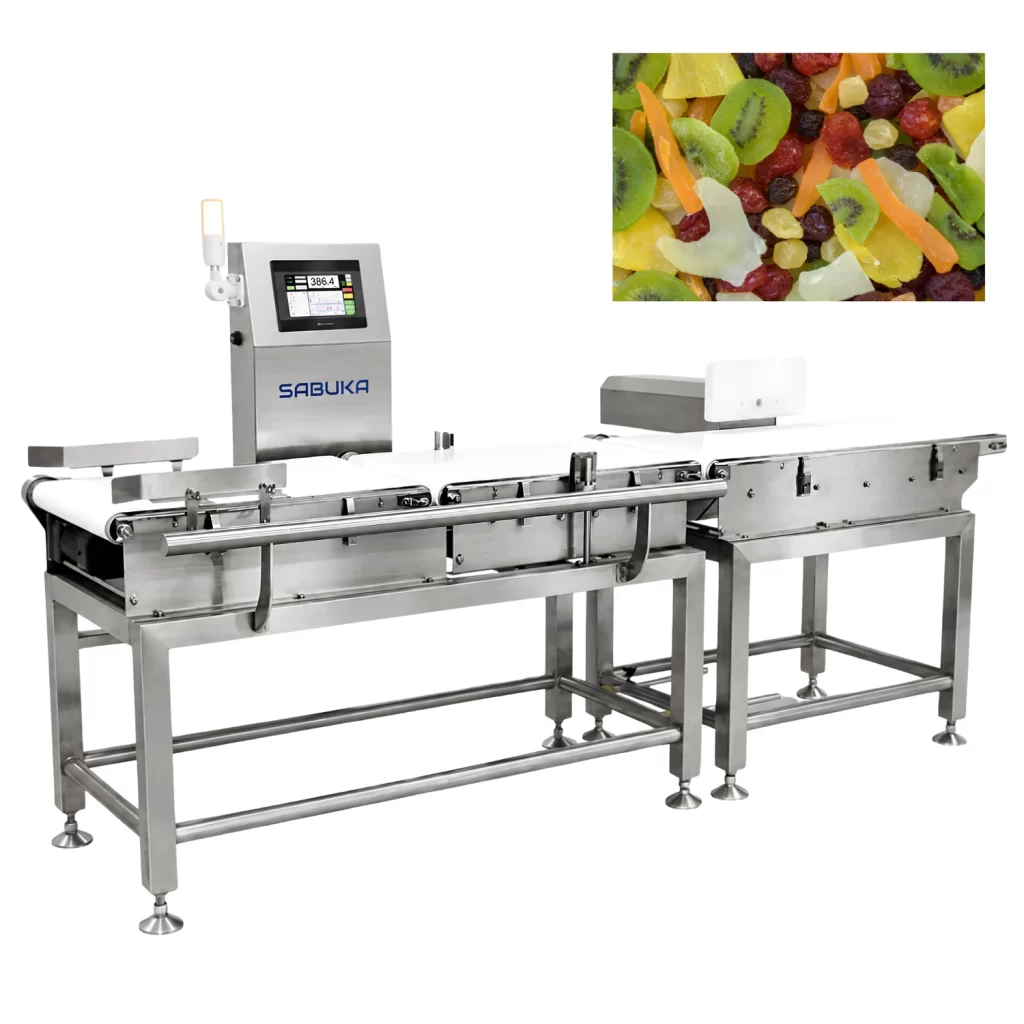Cân kiểm tra trọng lượng trái cây sấy Sabuka – SBK – DFCW – 6000