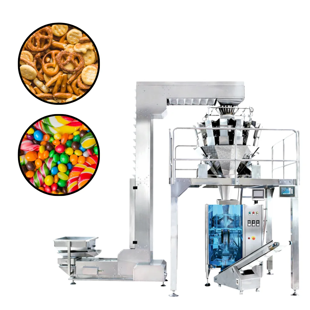 Hệ thống cân định lượng đóng gói kẹo tự động chính xác cao