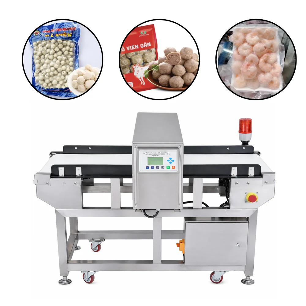 máy dò kim loại thực phẩm Sabuka phù hợp cho nhiều lĩnh vực như sản xuất cá viên, bò viên, tôm viên, thực phẩm đông lạnh và các sản phẩm chế biến sẵn