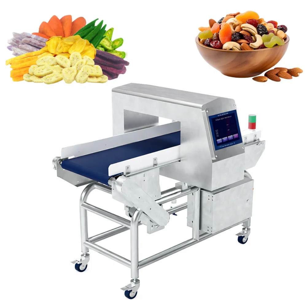 Máy dò kim loại trái cây sấy Sabuka kiểm tra nhanh chính xác