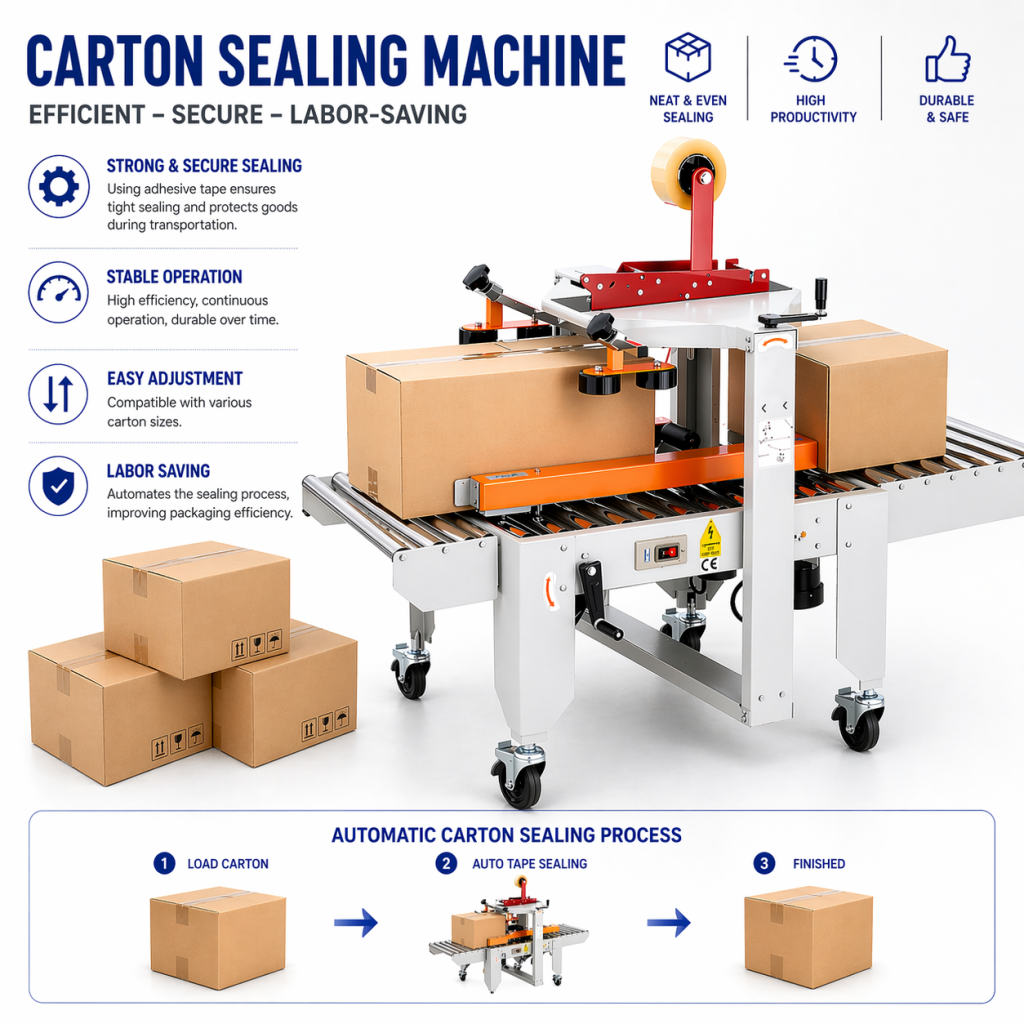 Carton Sealer Sabuka - SBK - CS - 1000