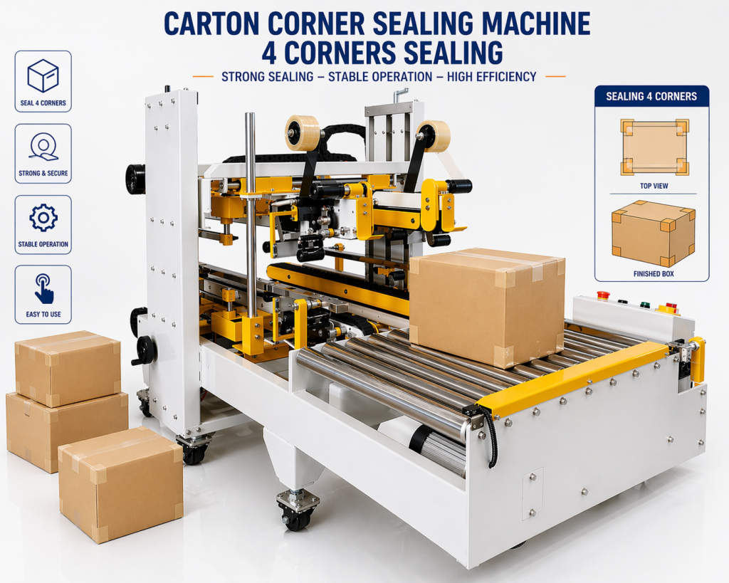 Corner Carton Box Sealer Sabuka - SBK - CCS - 3000