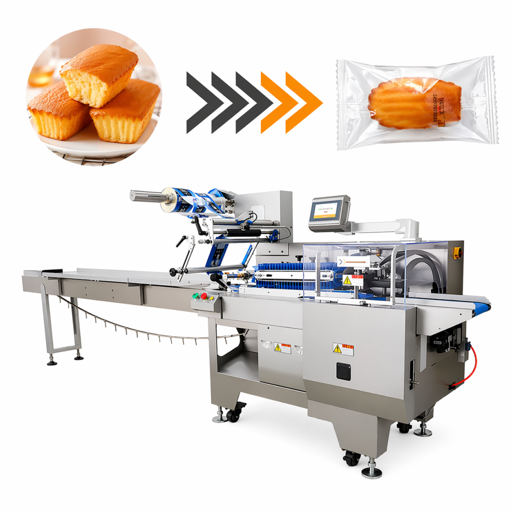 The bun packaging machine is specialized equipment in the food industry.