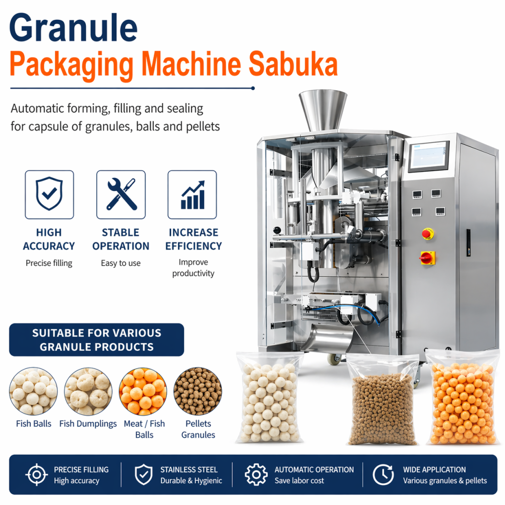 Granule Packaging Machine Sabuka - SBK - GVP - 3000