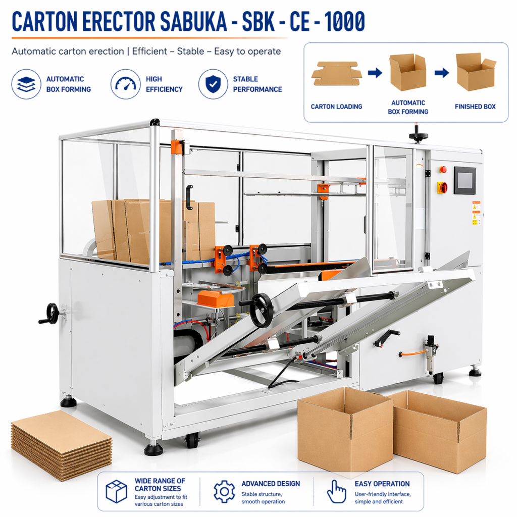 Carton Erector Sabuka - SBK - CE - 1000