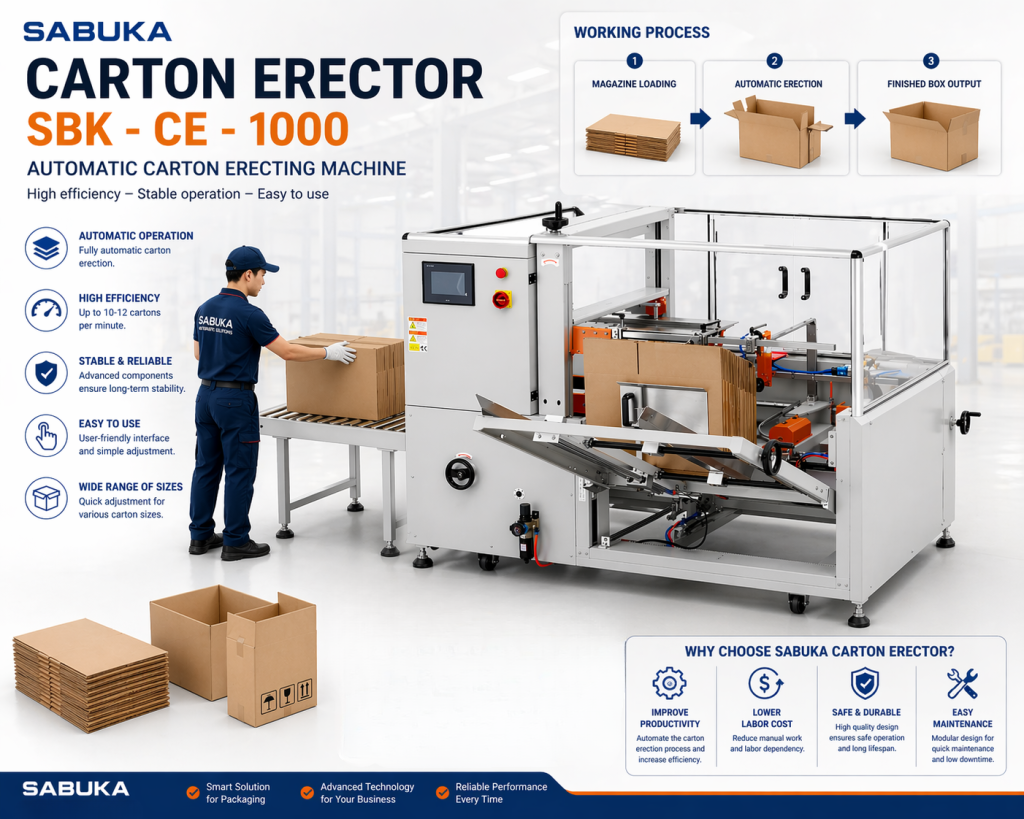 Carton Erector Sabuka - SBK - CE - 1000