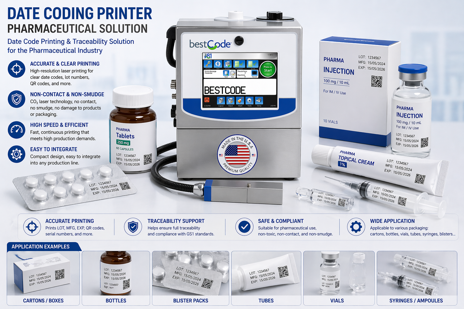 Optimized pharmaceutical production line solutions for businesses.