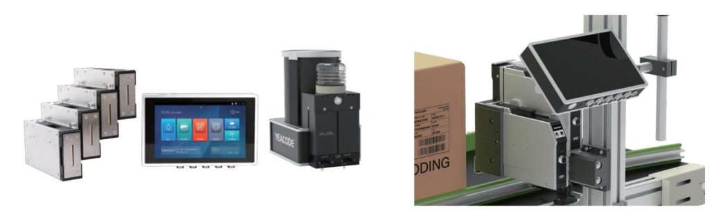 Piezo inkjet printer Yeacode - YD-84-8A