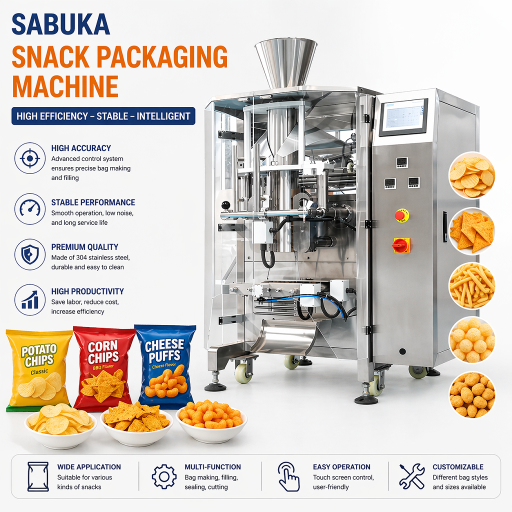 Snack Packaging Machine Sabuka - SBK - SVP - 2000