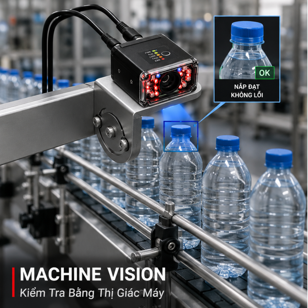 giải pháp vision inspection toàn diện giúp doanh nghiệp tối ưu hệ thống QC, giảm lỗi sản xuất và nâng cao năng lực cạnh tranh
