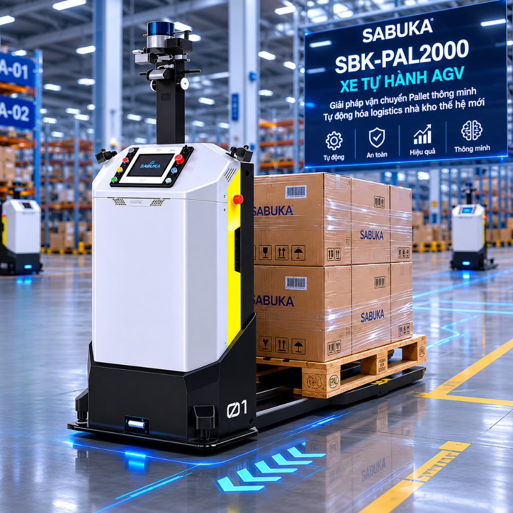 Sabuka SBK-PAL2000 ứng dụng công nghệ điều hướng Laser SLAM (Simultaneous Localization and Mapping) tiên tiến nhất hiện nay