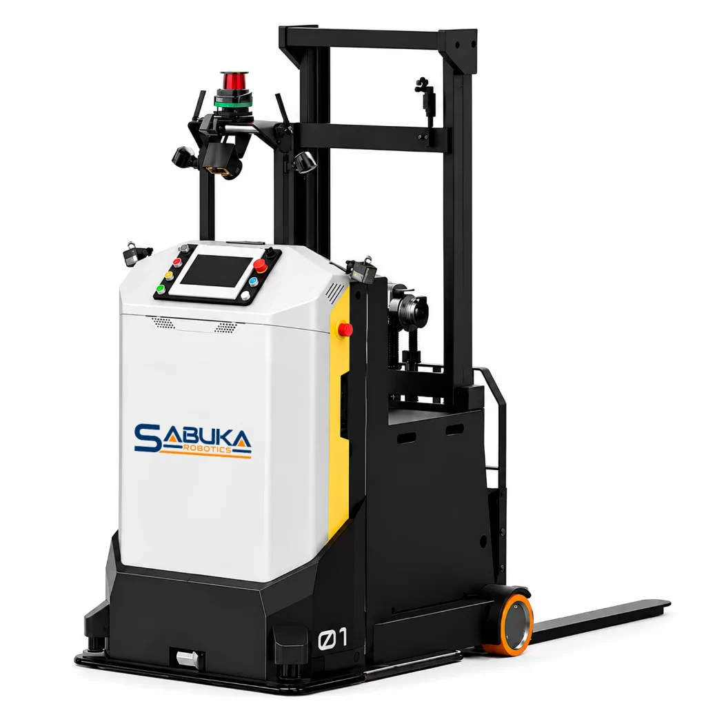 Xe tự hành AGV Sabuka tự động chính xác cao đạt chuẩn