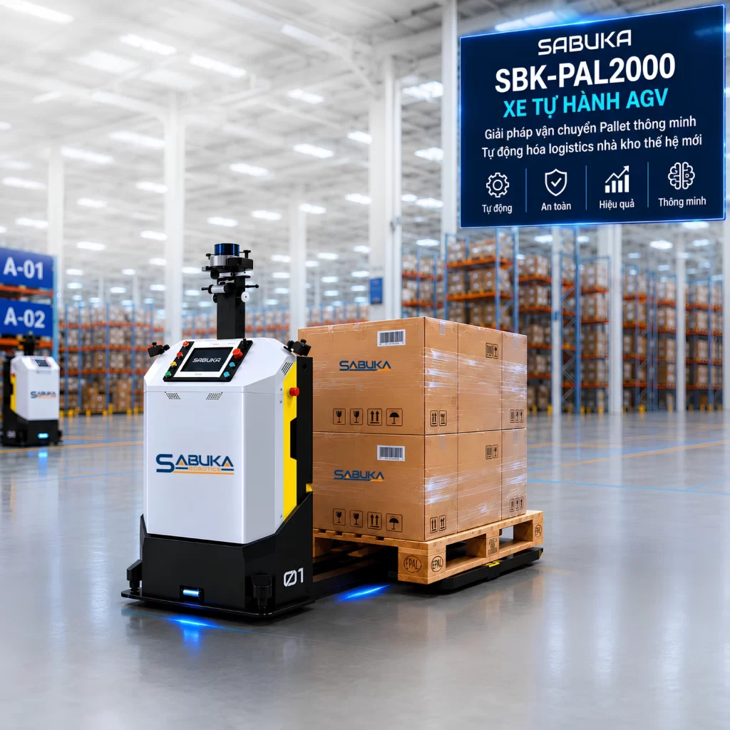 Sabuka SBK-PAL2000 ứng dụng công nghệ điều hướng Laser SLAM (Simultaneous Localization and Mapping) tiên tiến nhất hiện nay
