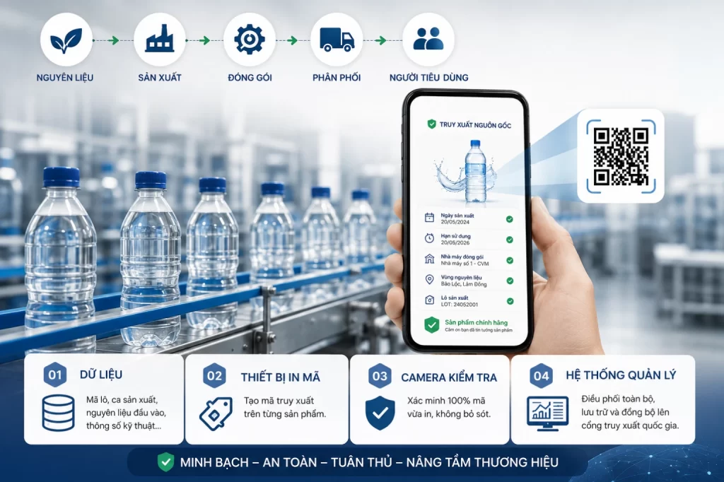Triển khai quy trình truy xuất nguồn gốc sản phẩm