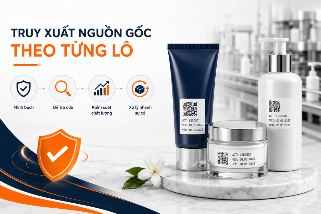 Vì sao doanh nghiệp mỹ phẩm cần truy xuất nguồn gốc theo từng lô?