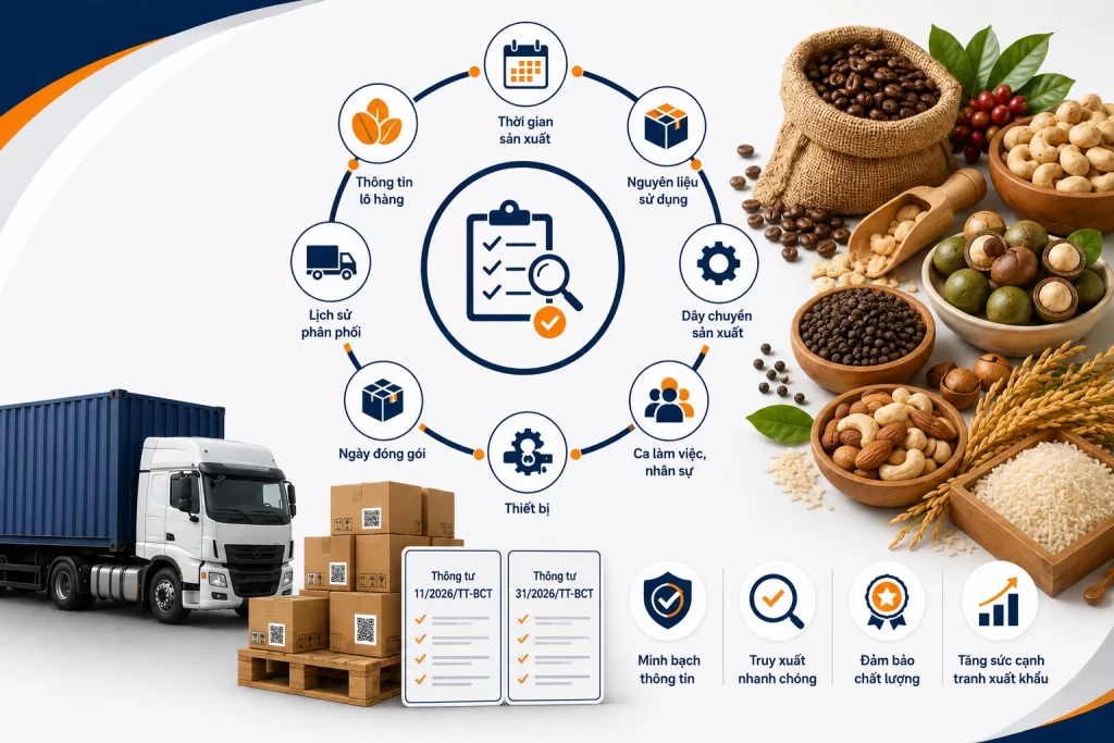 Vì sao quản lý lô sản xuất đang trở thành yêu cầu bắt buộc trong ngành nông sản?