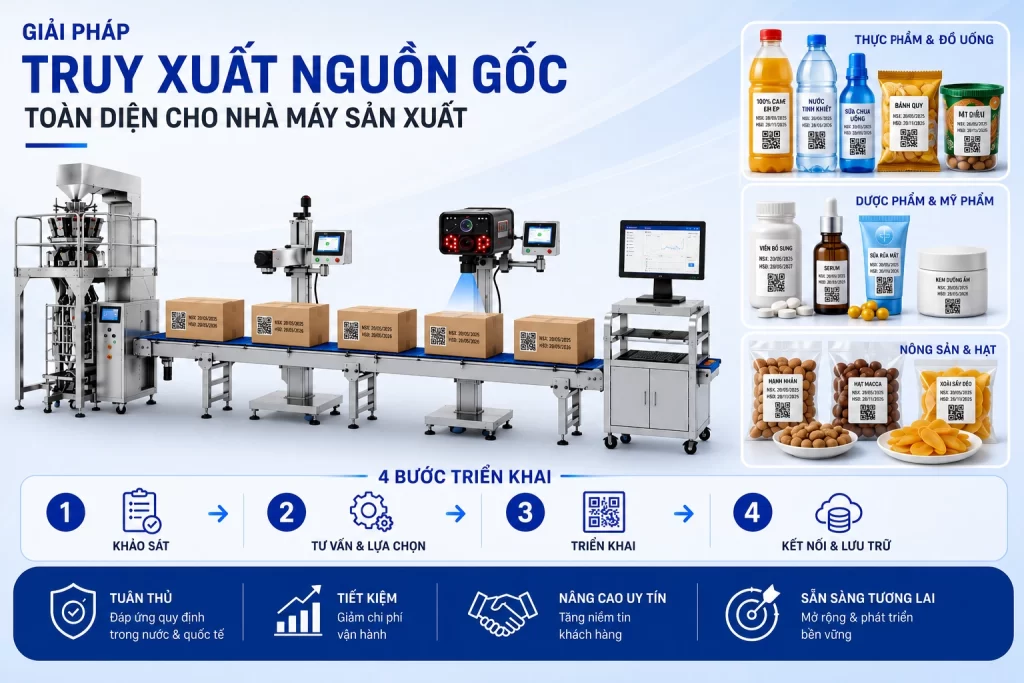 Quy trình truy xuất nguồn gốc toàn diện cho nhà máy sản xuất