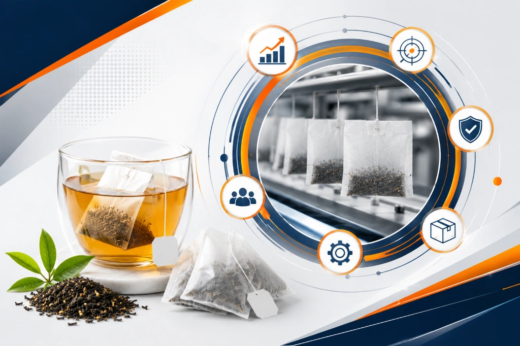 Vì sao doanh nghiệp nên đầu tư dây chuyền sản xuất trà túi lọc tự động?