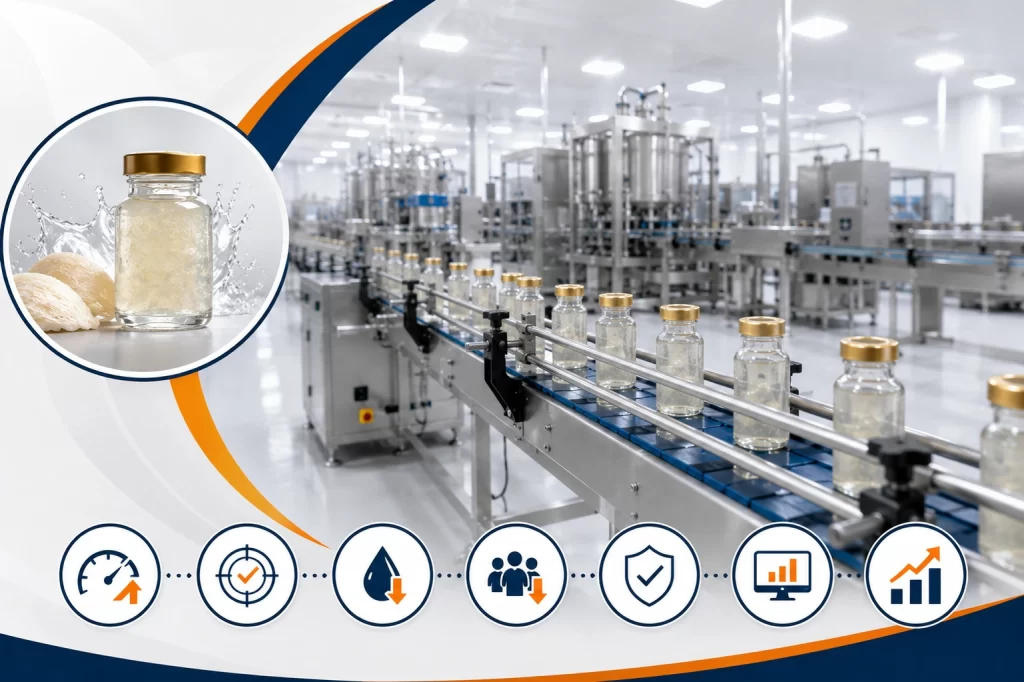 Dây chuyền chiết rót nước yến là gì? Vì sao doanh nghiệp nên đầu tư?